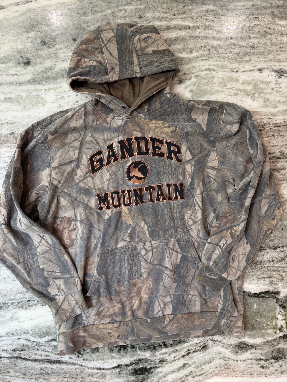 Gander Mountain Men's Camo Hoodie - Brown/Gray
